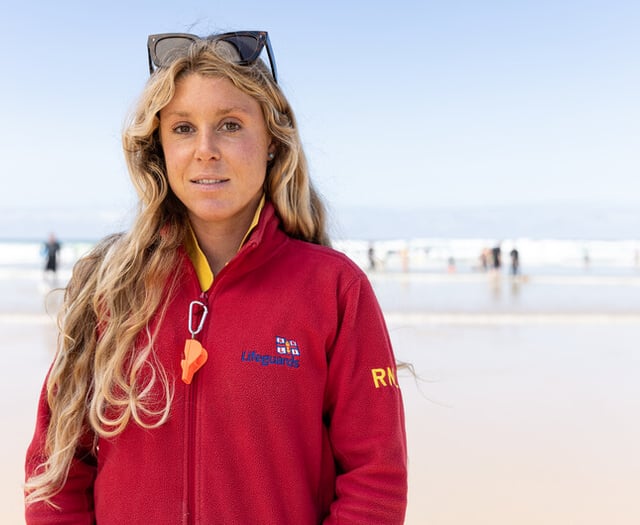 Lifeguards jump in fully clothed to save bodyboarder