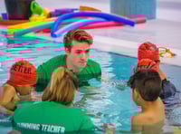 Free advice for young swimmers on personal survival in the water