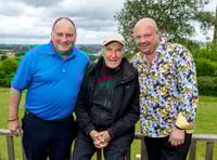 Actor Larry Lamb in tour of Cornwall