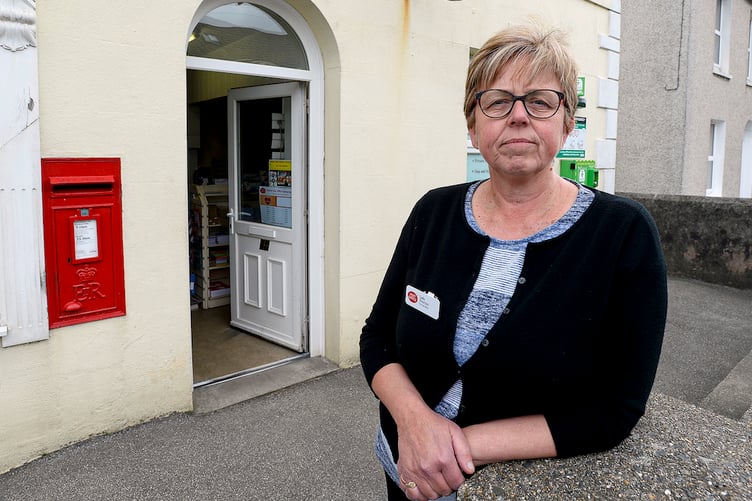 Trewoon postmistress Sally Bourton has been recognised for the role she plays in her community. Picture: Paul Williams