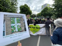 Cornwall marches through Kensington on Grenfell Silent Walk 