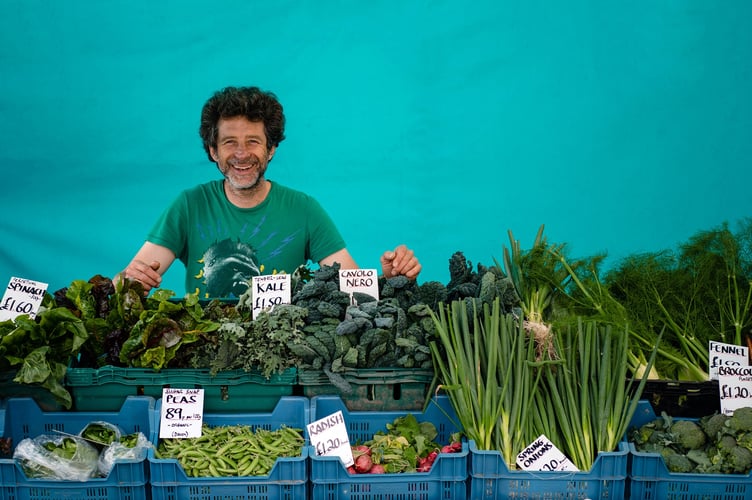Veg producer at Truro Farmers Market