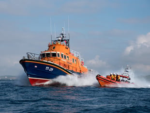 Falmouth RNLI volunteer receives BEM for services to maritime safety