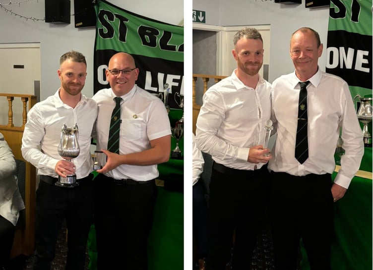 St Blazey awards night, Will Tinsley.