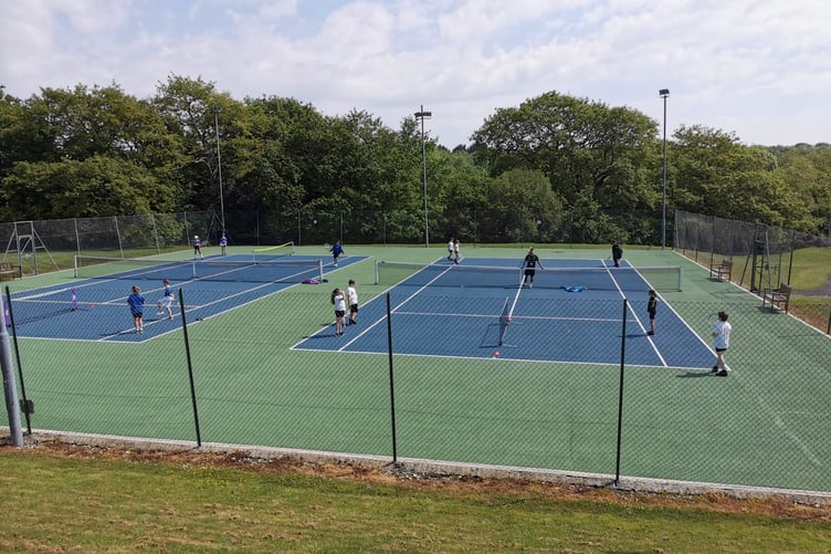 The free taster sessions at St Austell Tennis Club will be available for children as well as adults.