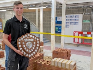 High praise for student who wins bricklaying contest