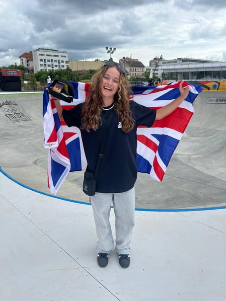 Lola Tambling has been chosen for Team GB in skateboarding. (Picture: Lauren Muller)