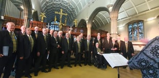 Newquay Male Voice choir takes to the road for its forthcoming concert