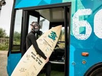 Surfers Against Sewage visiting the area on its election road trip