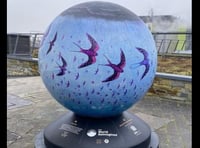 National art project comes to Falmouth with gifting of symbolic globe
