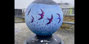 National art project comes to Falmouth with gifting of symbolic globe