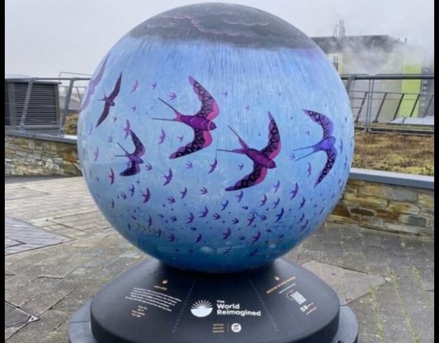 National art project comes to Falmouth with gifting of symbolic globe