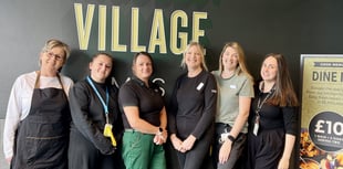 Colleagues celebrate combined service 