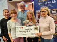 Charity supporters put their heads together to help raise funds