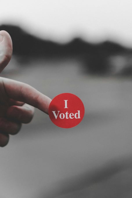 I Voted sticker