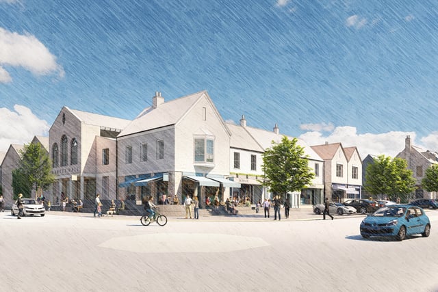Designs unveiled for new high street due to be built