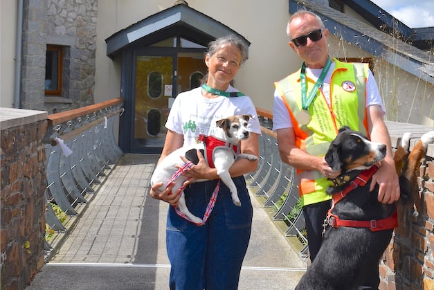 Rainer and Stephanie at the Little Harbour Children’s Hospice in St Austell. Picture: Children’s Hospice South West