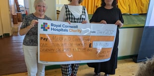 Women's Institute make donation following their fundraising efforts