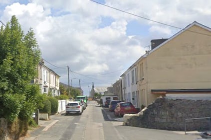 Ranelagh Road in St Austell was blocked for emergency repairs. Picture: Google