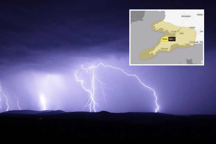 Yellow Weather Warning for South West