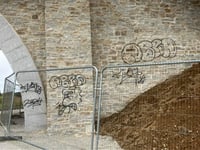 Anger after new road bridges graffitied ahead of opening