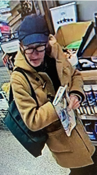 Do you recognise this man? Police want to speak to him in connection with the alleged theft of a charity box in Liskeard