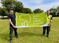 Camborne Recreation Ground retain prestigious Green Flag Award