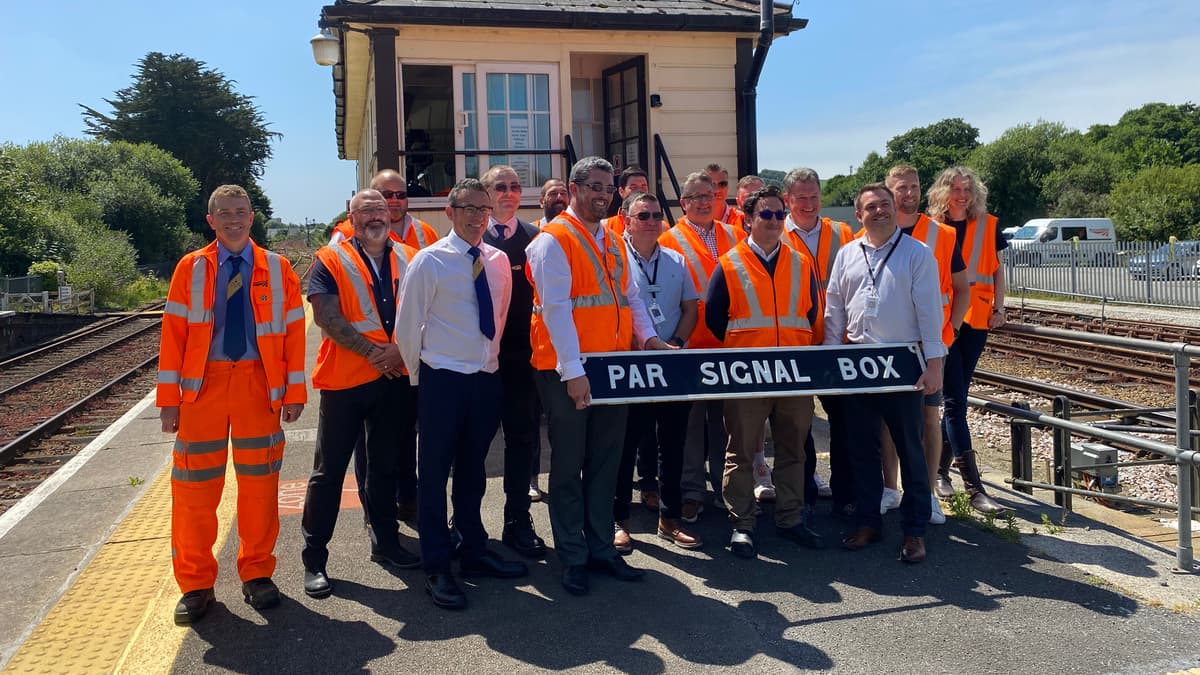 Sign of the times: new lease of life for Par signal box