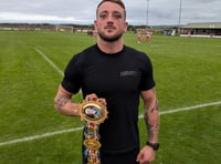 Boxing sensation to show off his new belt after major win