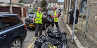 Volunteer group continues to work hard on keeping Camborne clean