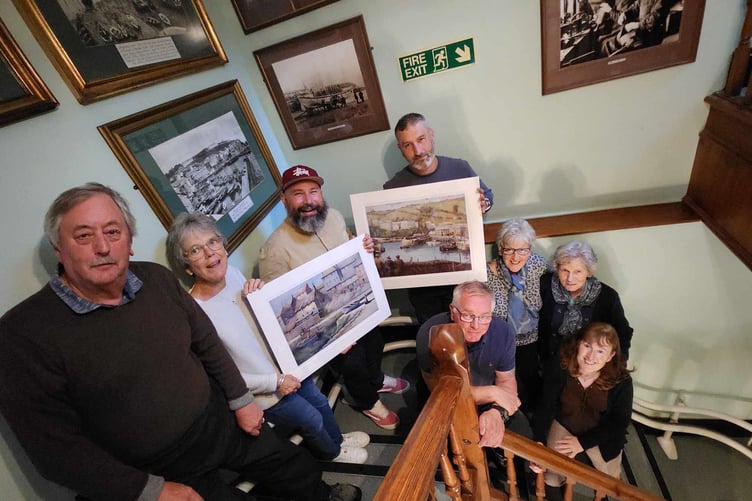 Members of Mevagissey and District Museum were delighted to see the works completed