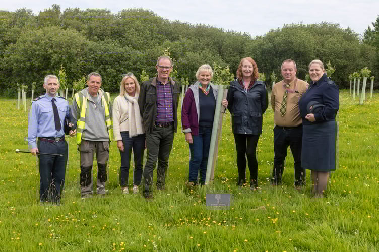 Plenty to see around RAF St Mawgan for Chair of the Cornwall & Isles of Scilly Local Nature Partnership, the Rt Hon Lord Robin Teverson; Lady Terrye Teverson; and Jane Hartley DL. A whistlestop visit today gave them the opportunity to see the work the Station is doing to support biodiversity across its estate, and to talk to many of the personnel involved. From swathes of âNo Mow Mayâ land to the Queenâs Green Canopy planting sites; Rosewarne Apiary Station beehives (and honey!) to hedgehog release sites in support of Prickles & Paws, weâre working hard with our grounds maintenance partners, VIVO, to make the most of land around us. We dropped-in to our regular Friday âBakes & Brewsâ where our visitors chatted to personnel in-depth and viewed footage captured from wildlife cameras across the estate, and wrapped up with a tour of the polytunnels and Community Garden area, which has rejuvenated a piece of wasteland that, years ago, housed our Main Guardroom and Control of Entry point.