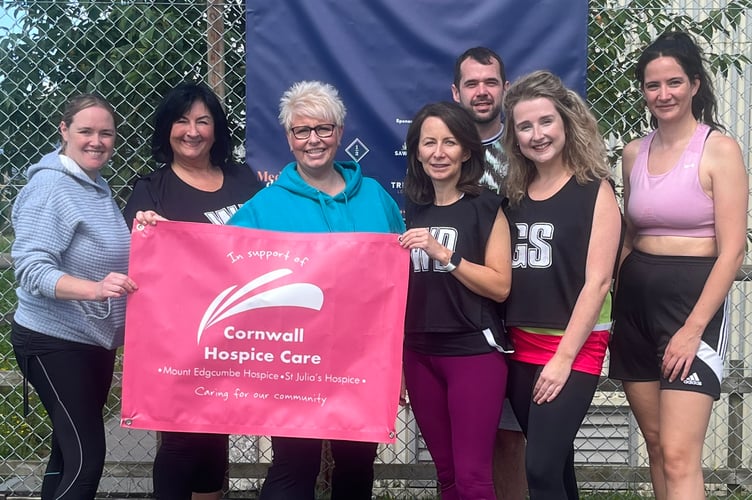 The Cornwall Hospice Care staff that took part in the tournament