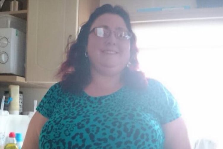 Before her weight loss Joanne Knight weighed 21 stone