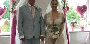 Wedding bells chime at care home