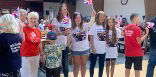 Saltash residents gather to cheer on Lola