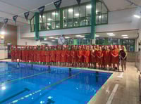 RNLI lifeguards smash target in swimming challenge