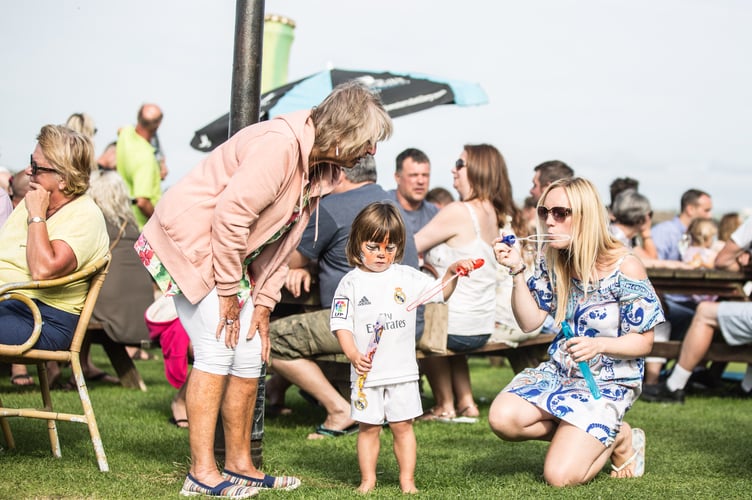 Something for all the family, the Bowgie Inn Ale Festival has facepainting and family activities