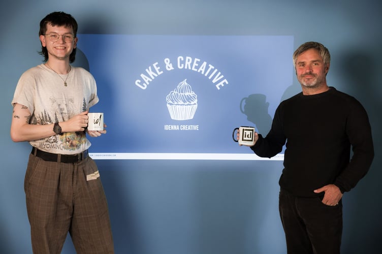 Daniel Page (Copy Lead) and James Neale (Creative Director) of Idenna