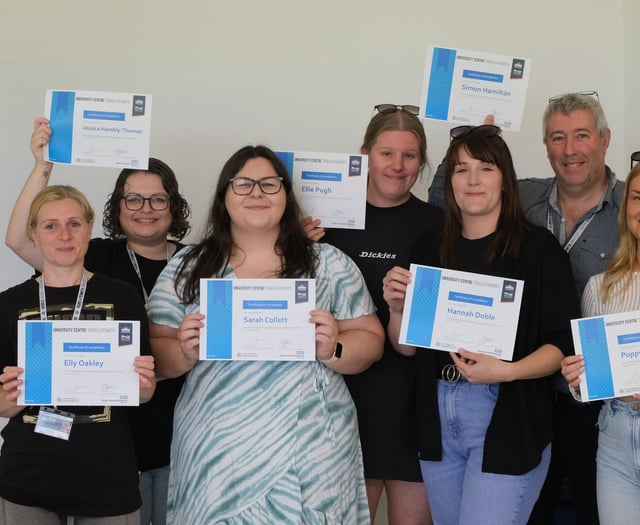 University students celebrate first cohort of practitioner students