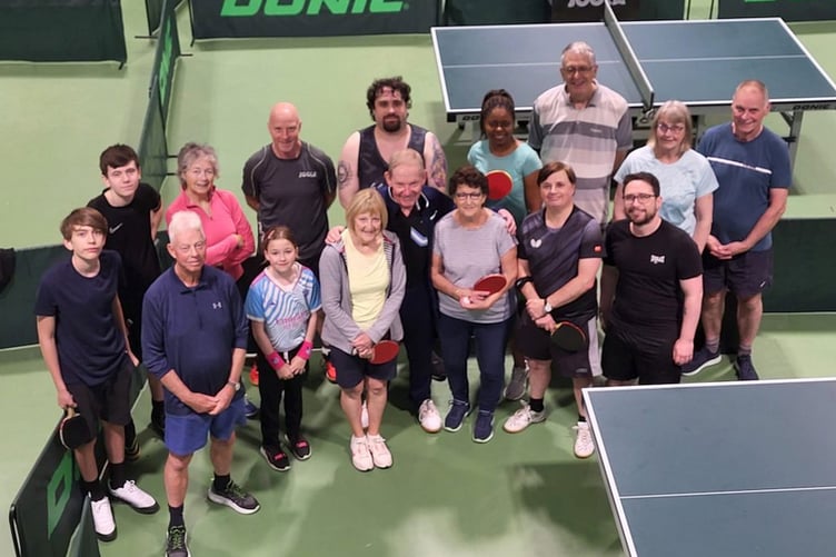 Table tennis is being put forward in St Austell as a way to boost physical and mental wellbeing.