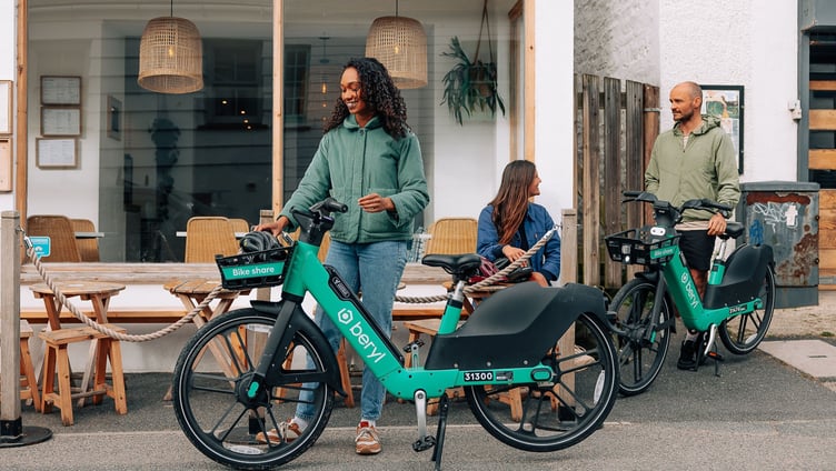A Beryl e-bike in Newquay