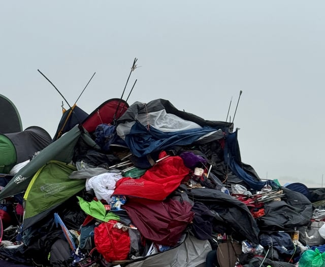 Boardmasters -piles of rubbish and abandoned tents "as tall as houses"