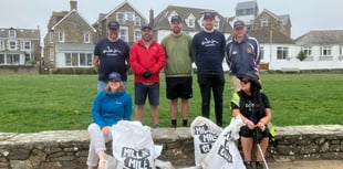 Housebuilder hands make light work of beach clean