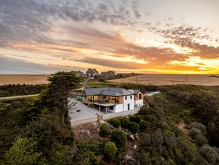 "Sublime" Porthcurno holiday home has panoramic sea and beach views