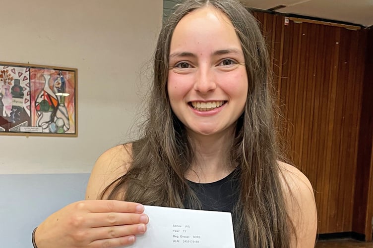 This year's cohort of students at Saltash sixth form were praised for their hard work and outstanding performances.