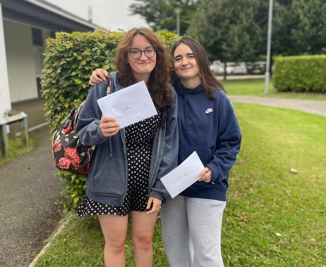 Beaming smiles as Treviglas students learn their exam results 