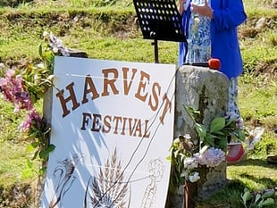 Harvest festival at Gwennap Pit