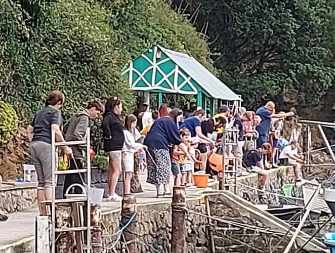 Crabbing at Sunny Corner, Truro