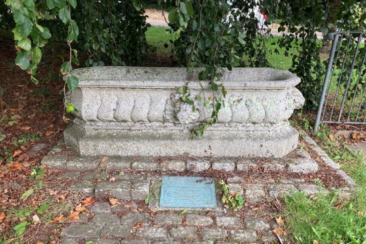 The horse trough memorial to Captain Thomas Agar-Robartes in St Austell. Picture: Cornwall Council
